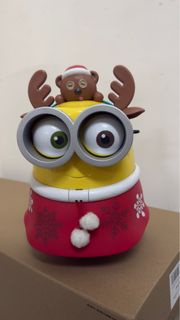 環球影城聖誕小黃人爆米花桶  usj minion 爆谷筒 大埔交收