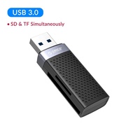 [ออกใบกำกับ- ทักแชท] ORICO 2 In 1 USB3.0 Type C Card Reader Memory Card Reader Portable Smart Card R