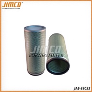 JAE-88035 Jimco Inner Air Filter JAE88035 J8558901 P P P P115890 AF907 P131337 PA2301 SFA5890S A5406