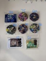 JOJO的奇妙冒險 周邊徽章、卡片、鑰匙扣