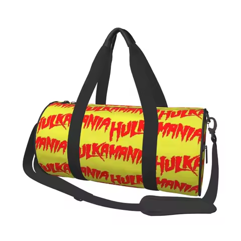Hulk Hogan Hulkamania Large Duffle Gym Bag Waterproof Duffle Travel Bags Handbags Fitness bag