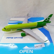 S7 Airlines A320 Diecast Model Airplane 6” w/ Stand | Aircraft Toy Gift