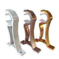 ST/🏅Curtain Rod Bracket Single Rod Double Rod Curtain Roman Rod Bracket Base Double Support Side Mounted Top Mounted Cur
