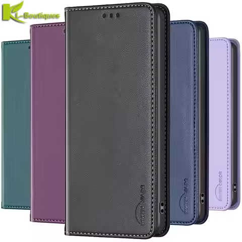 For Samsung Galaxy M34 5G Case Leather Flip Magnet Phone Case on for Samsung M34 5G SM-M346B Book Co