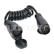 Trailer Extension Cord 13 Core Trailer Cord Trailer Spring Cord Trailer Connector Trailer Adapter 1M