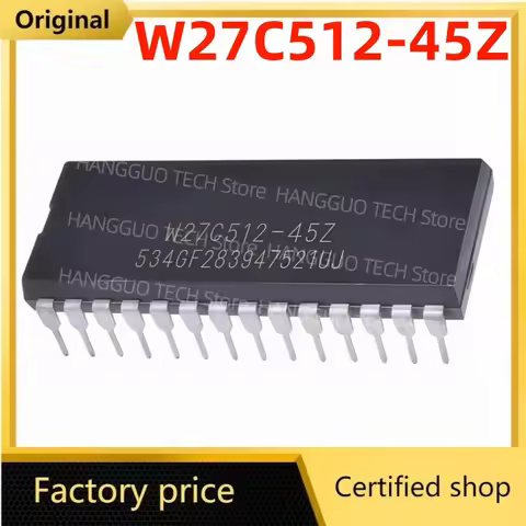 5pcs/Lot Original and brand new W27C512 W27C512-45Z W27C512-45 27C512 DIP-28 Storage IC chip