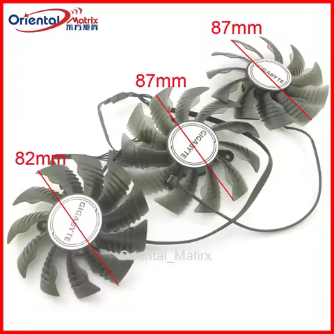 PLA09215S12H DC12V 0.55A 87mm 82mm For Gigabyte RTX3060 RTX3060ti RTX3070 RTX3080 RTX3090 GANING OC 