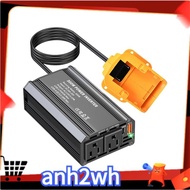 Power Inverter 300W Car Type-C PD65W USB A 18W for  Li-Ion Battery Outdoor Power Station Generator
