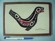【姜軍府】《海獅陶版畫一件》CLARENCE A. WELLS 原住民藝術家 擺件擺飾藝術品
