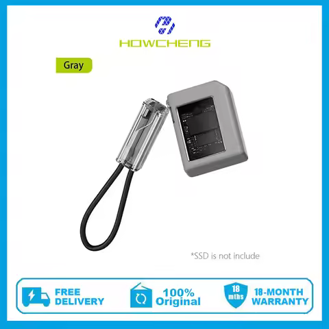 M.2 nvme solid state drive box SSD mobile hard drive box m2 external box flash drive（only box,not SS
