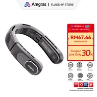 Amgras NeckFan Pro Portable Neck fan collapsible kipas mini 360° Silent Fan cooler Surround Air Outl