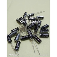 Elco 47uf 25volt Elko 47uf 25v 47uf 25volt 25volt Capacitor 47 25volt 47 25volt ori