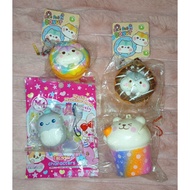 Squishy Preloved murah ibloom mashlo marshmallow, mini poli donut and ibloom boba drink 🍩🧋🐬