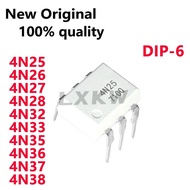 5PCS 4N25 4N26 4N27 4N28 4N32 4N33 4N35 4N36 4N37 4N38 DIP6 Optocoupler chip In Stock wholesale