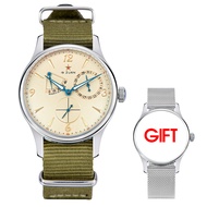 1963 40mm Pilot Watch of Men Automatic Mechanial Wristwatches Sapphire Crystal Waterpoorf Retro with