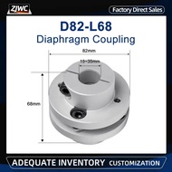 1pc D82-L68 LK3-C82 Aluminium Alloy Flange Coupling Single Diaphragm Coupler For Stepper Motor Conne