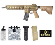 BS靶心生存遊戲 送電池充電器回收袋彈匣BB彈握把VFC UMAREX HK416A5電槍電動槍-V1-416A5-T1