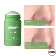 BS  Big sale  Original Green Tea Cleansing Oil Control Mask Anti-pores Acne Purification Clay Stick Mask Eggplant