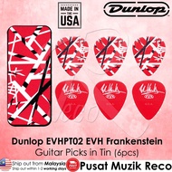 Dunlop EVHPT02 Eddie Van Halen EVH Frankenstein Max Grip 0.60mm Guitar Pick in Tin (6pcs)