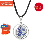 Pendant Necklace - Arcane Rotating Charm Chain Gifts for Gamers