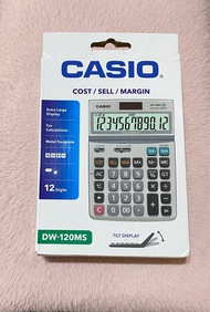 全新Casio 計數機 CASIO DW-120MS 計算機 (12位)