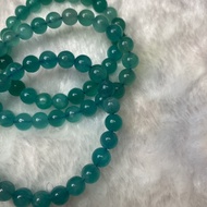 Natural Tian He Stone Amazonite bracelet free with cert 7mm+