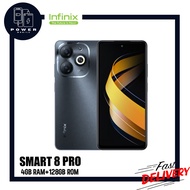 Infinix Smart 8 Pro (128GB ROM+4GB RAM) 5000mAh Long-Standing Battery Type-C Charging, 6.6" Side Fingerprint + Face Fast Unlock,1 Year Infinix Malaysia Warranty