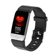 藍牙運動手環 體溫 心率 血壓 計步訊息提醒 智能手環 智慧手錶手環 男女電子 T1S智能手錶25174