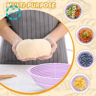Bread Proofing Basket,Silicone Round Bread Foldable Sourdough Baking Basket Waterproof Proofing Bowl