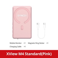 SYNCO XView หน้าจอแสดงภาพแม่เหล็ก M4ไร้สายสำหรับสมาร์ทโฟน Selfie Vlog สตรีมสดการบันทึกวิดีโอ