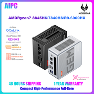 AOOSTAR GEM12 MINI PC AMD Ryzen7 8845HS/7840HS/R9-6900HX DDR5 M.2 Full Functionality TypeC Win11 (NO