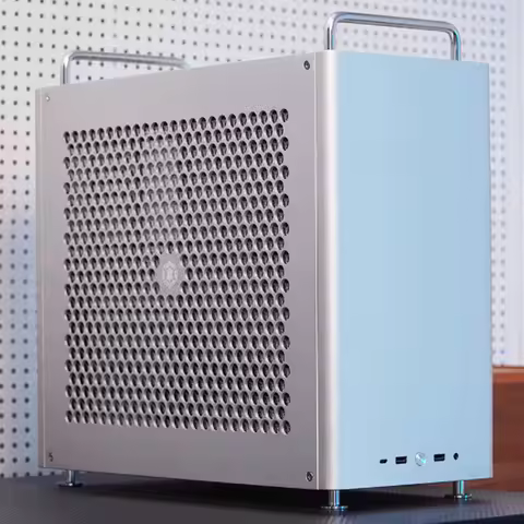 ZZEW/ZZAW B2Max 32L Full Aluminum ATX Computer Case Fits ATX Power Supply Mother Board &360 Cooling