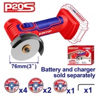 Thân Máy Mài Góc Mini Pin EMTOP - ELAG7601 Đĩa Cắt 76mm