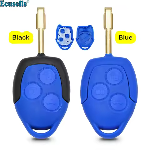 3 Buttons Remote Car Key Case Shell Fob for Ford Transit WM VM 2006-2014 P/N: 6C1T15K601AG Black or 