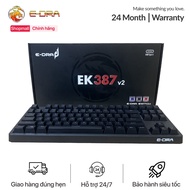 E-DRA EK387 V2 Mechanical Keyboard - 2022 Version - Rainbow Led - EDRA Switch - TypeC Cable -