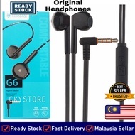 Original Celebrat G6 Earphone Super Bass Flat Wire 3.5mm with MIC