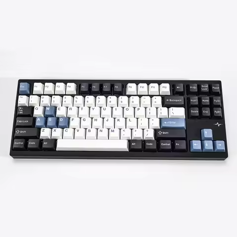 KBDiy GMK Arctic Keycaps Double Shot Cherry Profile PBT Keycap Custom Mechanical Keyboard ISO Enter 