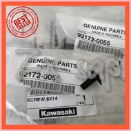 ◈ ◳ Screw 6x14 92172-0055 for Kawasaki ZX 130 Motor Parts