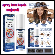 Head Lice Treatment Spray Kutu Rambut Kepala Berkesan Merawat Telur Kulit Kemerahan Kulit Gatal Kega