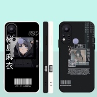 Anime Black And White MEA5 For Casing Samsung A02S  A21S A71 A12 M12 Square Type Phone Case