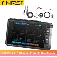 FNIRSI DS215H 2 in 1 Digital Oscilloscope Signal Generator Handheld Dual Channel 50MHZ 250MS/s Autom