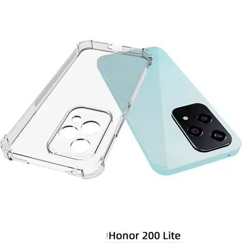 Honor 200 Lite LLY NX1 Case Airbag Clear Silicon Soft TPU Back Cover Matte Case for Honor 200 Lite L