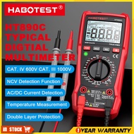 HABOTEST HT890C Digital Multimeter 1000V AC/DC 4000 Counts NCV High Precise Multimeter Auto Range Tu
