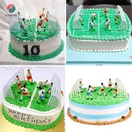 EMERAY Set of 9 Soccer Toppers Cake Toppers 9 Soccer Players Cake Decorations for Birthday Cake