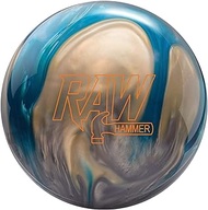 Hammer Raw Hammer PRE-DRILLED Bowling Ball- Blue/Silver/White