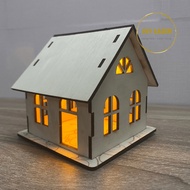 House Assembly 3D Wooden Model, Diy House Model, Room Decor, Christmas Decoration