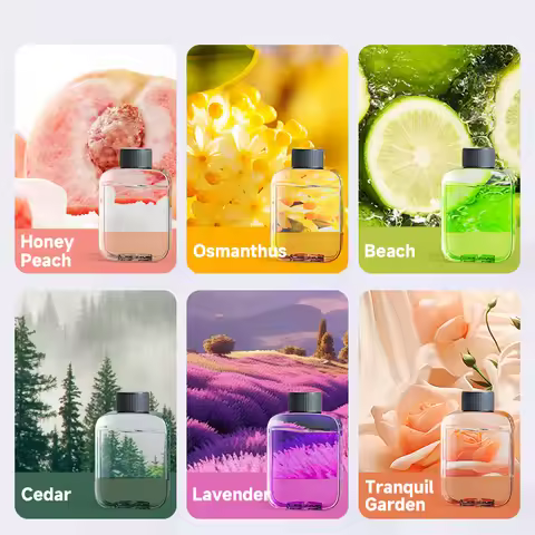 45ml Essential Oil Refill for Aroma Diffuser, 6 Scents Available, Long-Lasting Fragrance, Home Use A