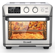 ☽Air Fryer Toaster Oven Combo, 15-in-1 Airfryer Toaster Ovens Countertop, 26.4 QT Stainless Stee p♚