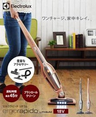 『東西賣客』【預購】日本Electrolux伊萊克斯2合1 可分離 手持吸塵器【ZB3114AK】玫瑰黄金/時尚亮黑