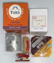 ลูกสูบ+แหวน TZR (3RR) 1.50 (60.50มิล) เกรดAAAAAญี่ปุ่นtoko+npr